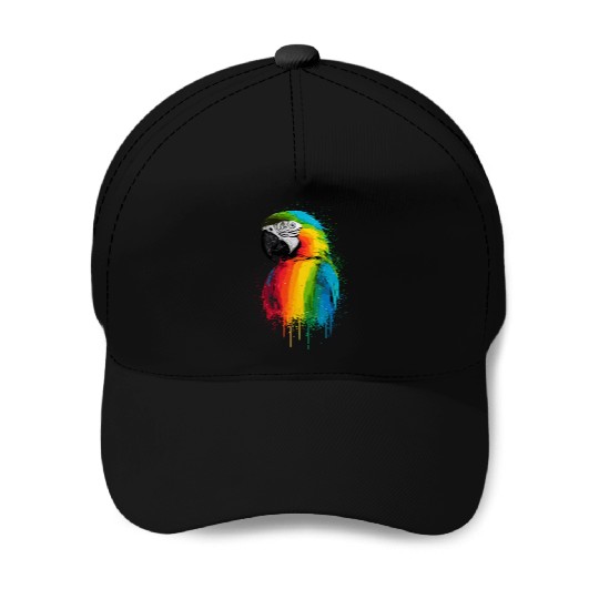 Macaw Parrot for a Bird Lover Animal Lover Baseball Caps