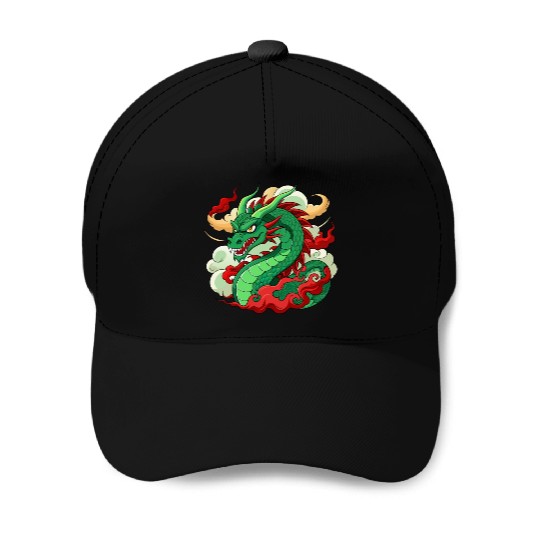 Fantasy dragon Baseball Caps