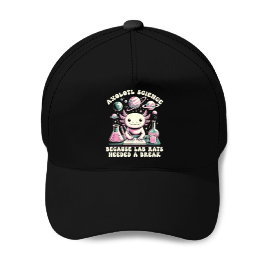 Axolotl Science Teacher Mexican Salamander Baseball Caps