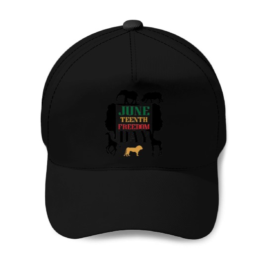 "Juneteenth Baseball Caps