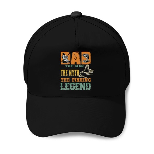 Fishing Dad Baseball Caps