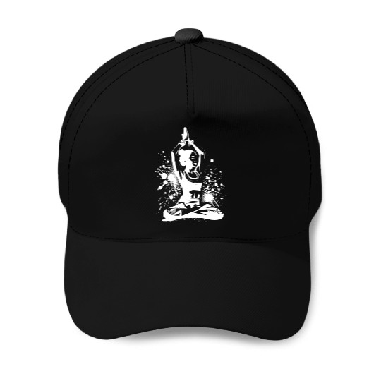 Meditation Relaxation Asian Yoga Teacher Baseball Caps