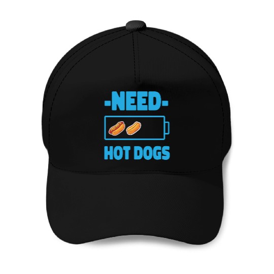 Hot Dog Adult Battery Need Hot Baseball Caps