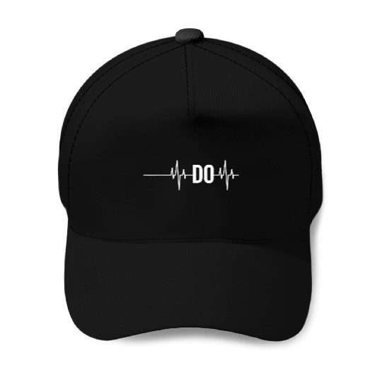 Doctor Osteopathic Medicine Heartbeat Baseball Caps