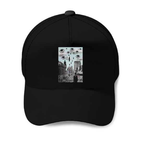 Weirdcore Clothes Aesthetic Floating Premium Baseball Caps
