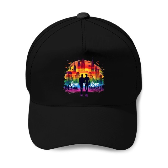 Love is Love: Celebrate Pride and Diversity Baseball Caps