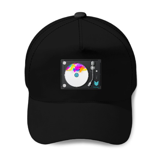 PRIDE Feathers Vinyl Record Baseball Caps