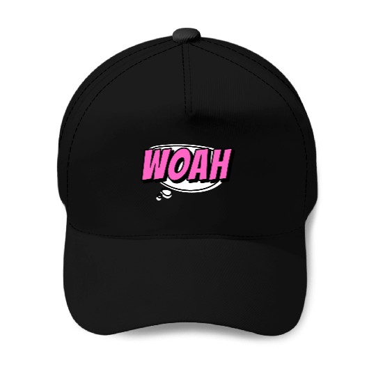 woah surprise Baseball Caps