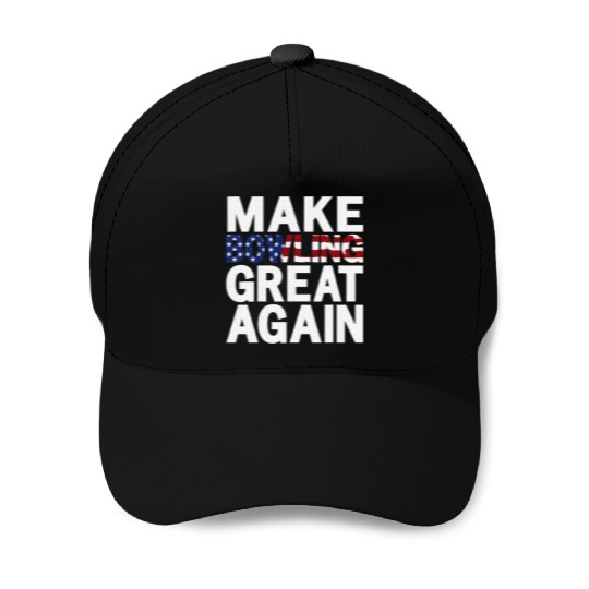 Patriotic USA Make Bowling Great Again Baseball Caps