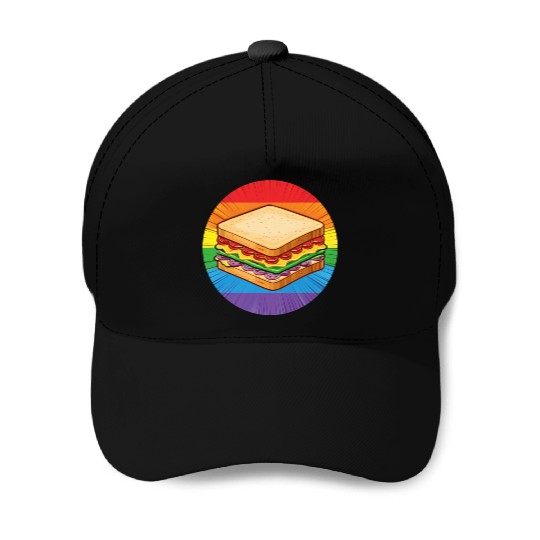 LGBTQ Sandwich Baseball Caps
