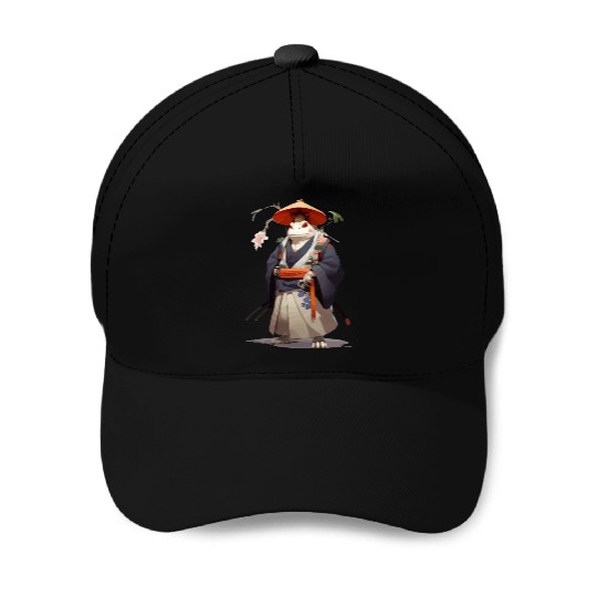 Anime Samurai Frog Baseball Caps