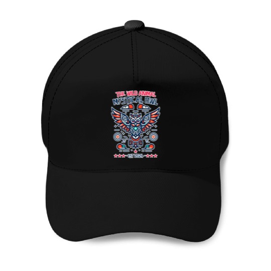 supernatural mystical owl Baseball Caps