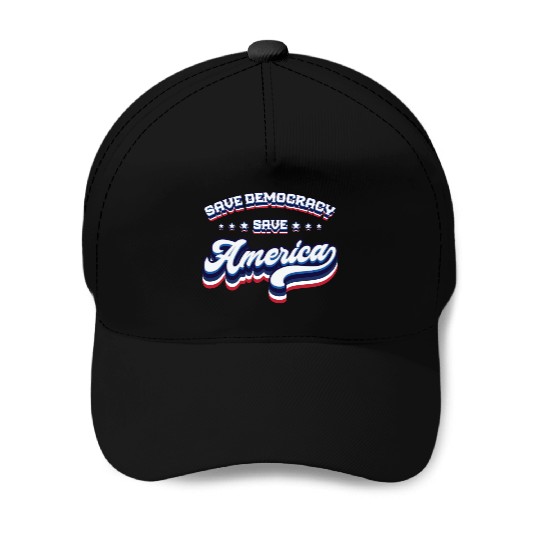 Save Democracy - 2024 Elections Baseball Caps