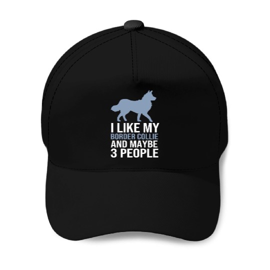 Funny Dog Lover Border Collie Baseball Caps