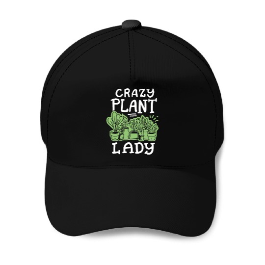 Plant Lady Gardening Baseball Caps