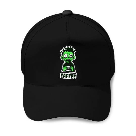 Zombie Coffee Lovers Baseball Caps