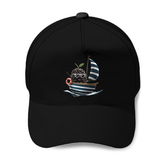 Fruit Boating Blackberries Baseball Caps