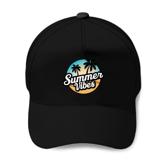 Tropical Sunset Escape Baseball Caps