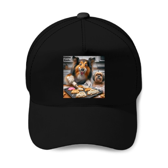Cool and funny food dog Baseball Caps