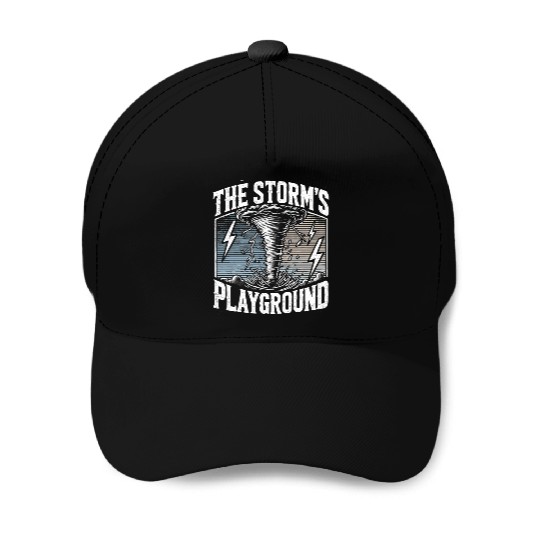 Tornado Chasing Adventures: Embrace Nature's Fury Baseball Caps
