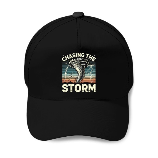 Tornado Chasing Adventures: Embrace Nature's Fury Baseball Caps