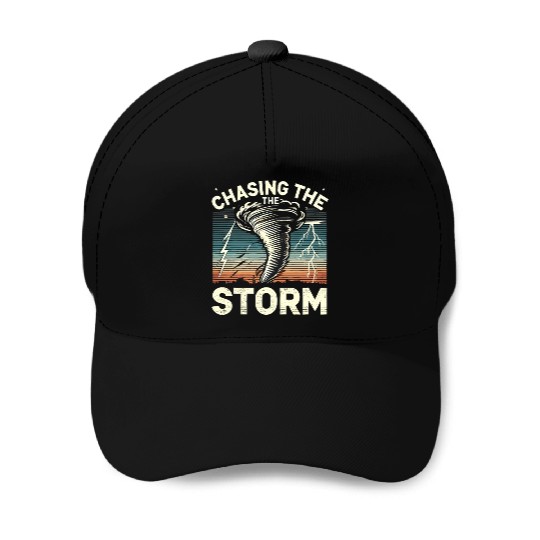 Tornado Chasing Adventures: Embrace Nature's Fury Baseball Caps