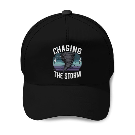 Tornado Chasing Adventures: Embrace Nature's Fury Baseball Caps