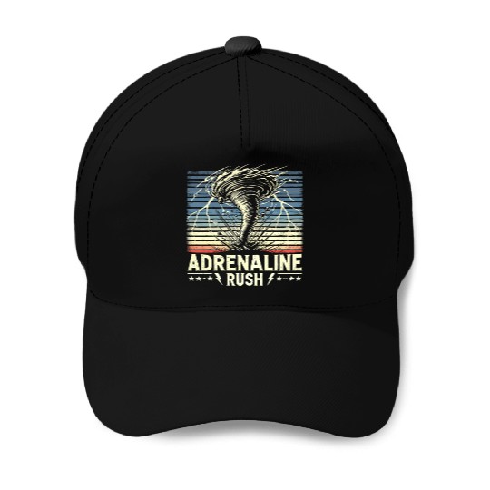 Tornado Chasing Adventures: Embrace Nature's Fury Baseball Caps