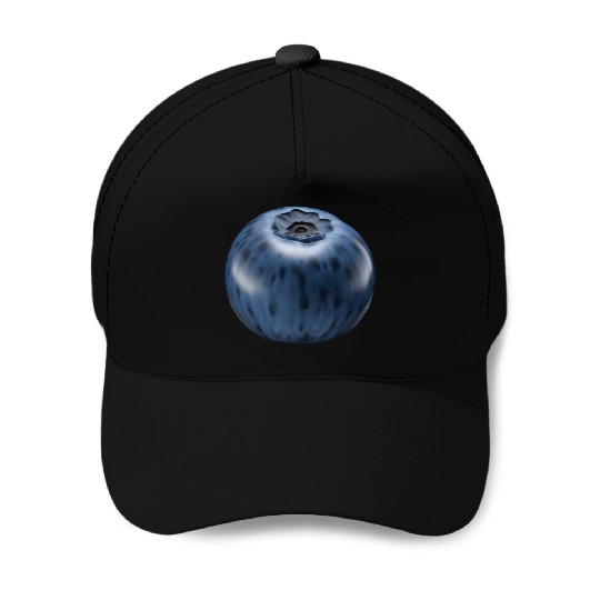 Blueberry Realistic Baseball Caps