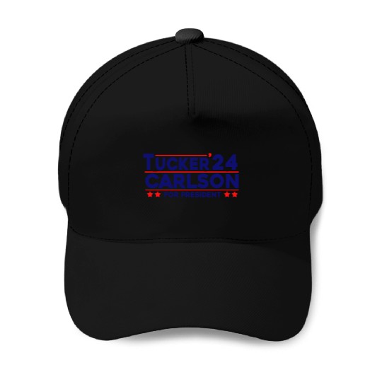 Tucker Carlson 2024 For President Baseball Caps