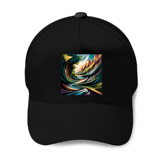 Nature's Geometry Baseball Caps