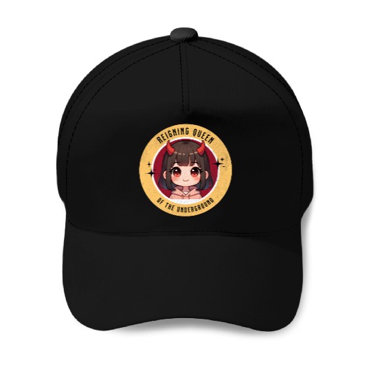 Queen of underground mean girl cute kawaii design Baseball Caps