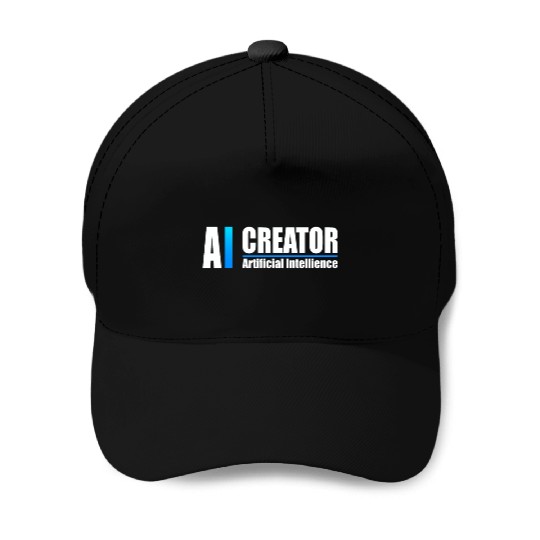 AI Creator Artificial Intelligence Enthusiast Baseball Caps