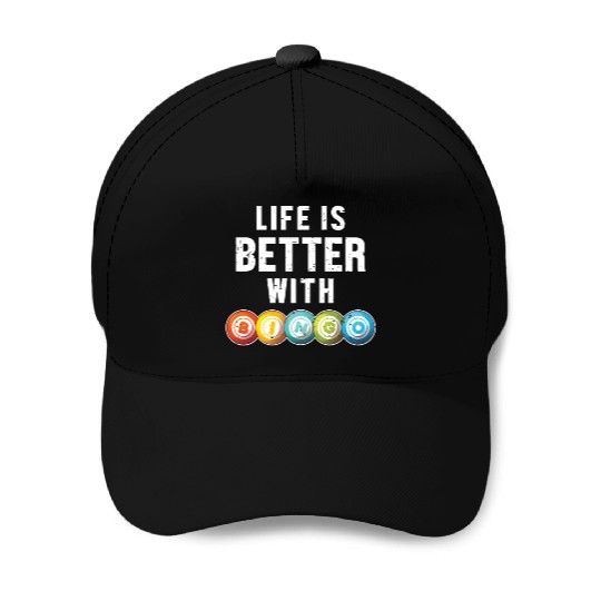 Life is Better with a Bingo Daubers Professional Baseball Caps