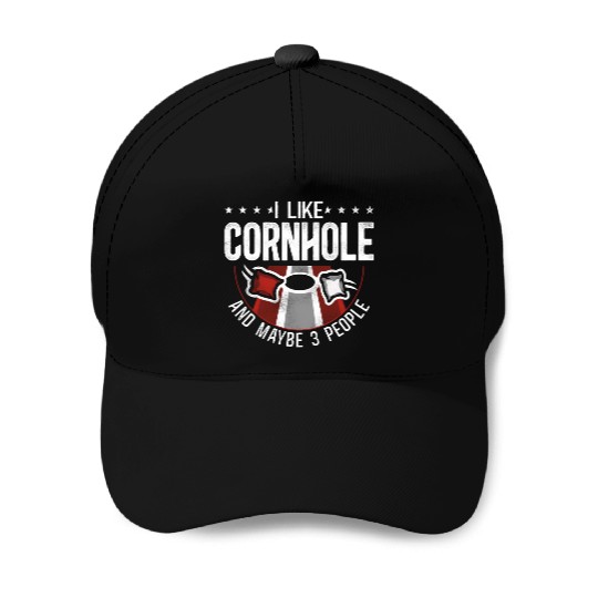 Cornhole Team Bean Bag Player Baseball Caps