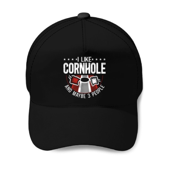 Cornhole Team Bean Bag Player Baseball Caps