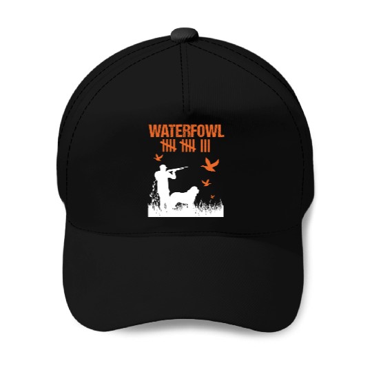Funny Waterfowl Hunting Score Card Duck Hunting Baseball Caps