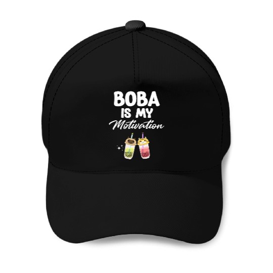 Boba Is My Motivation Bubble Japan K-pop Korean Baseball Caps