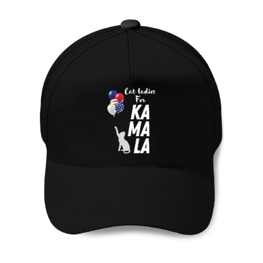 Cat ladies voting for Kamala Baseball Caps