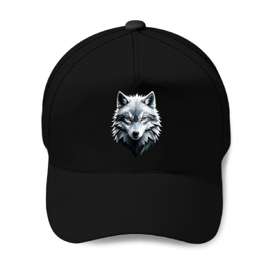 Wolf Baseball Caps