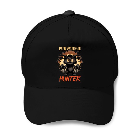 Pukwudgie Hunter Monster Cryptid Baseball Caps