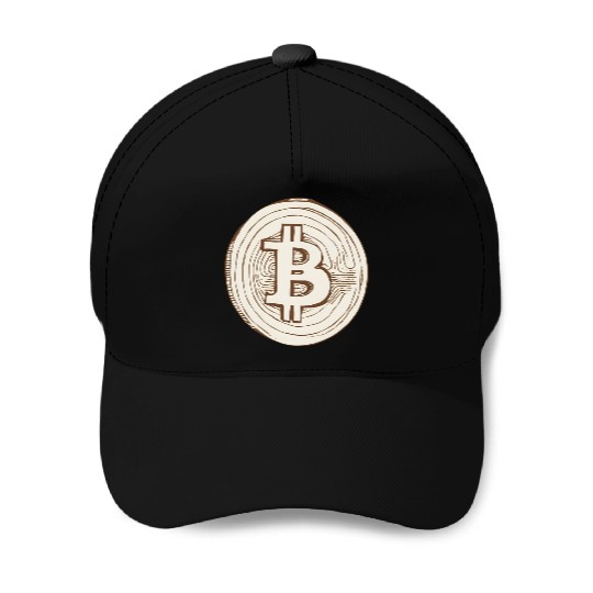 Bitcoin: The Symbol of the Digital Revolution Baseball Caps