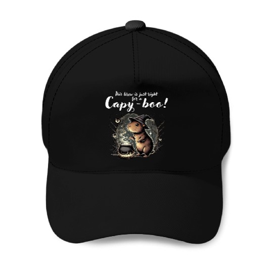 Capy-boo Witch Capybara Baseball Caps – Brew the Perfect