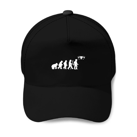 Drone Pilot Evolution Quadcopter Baseball Caps
