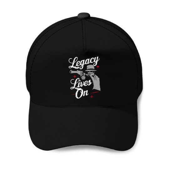 Mobster Gangster Mafia Organized Crime Boss Baseball Caps