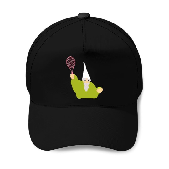 Crawly Gnome Tiny Green Wizard, Funny Green Gnome Baseball Caps