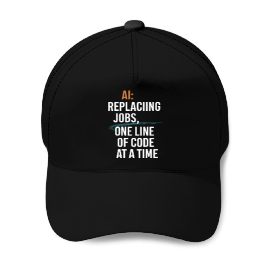 Robotics AI Automation Machine Learning Baseball Caps