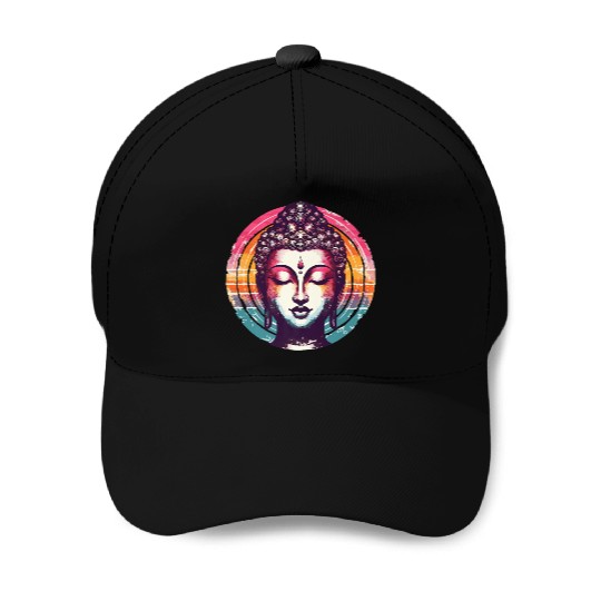Vintage Buddha Zen Yoga Spiritual Meditation Premi Baseball Caps