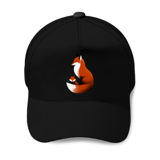 Little Fox Family Baseball Caps