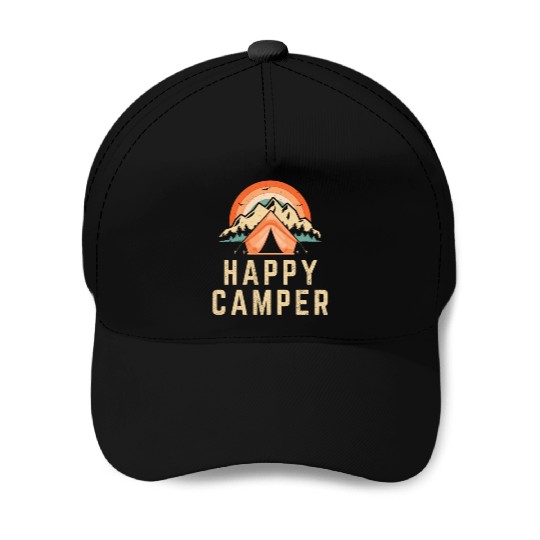 Happy Camper - Camping Lover Baseball Caps